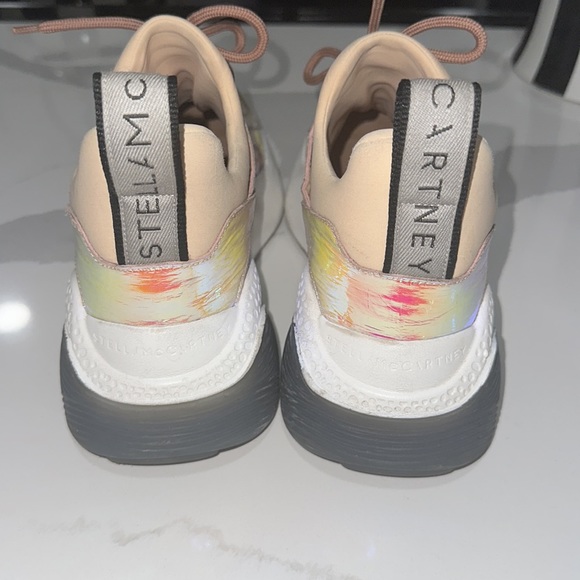 Stella McCartney Eclypse Pink Holographic Sneaker Size 40 $795 - Picture 2 of 5